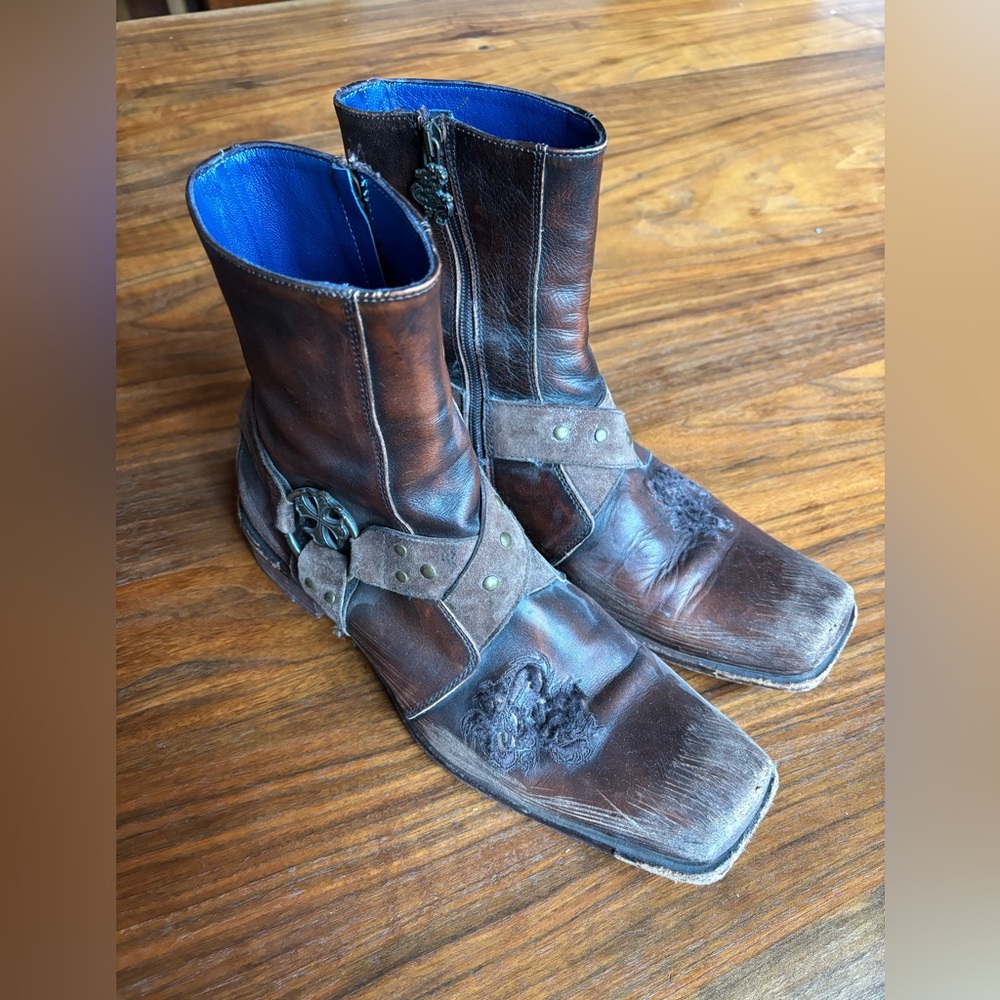 Mark Nason distressed boots